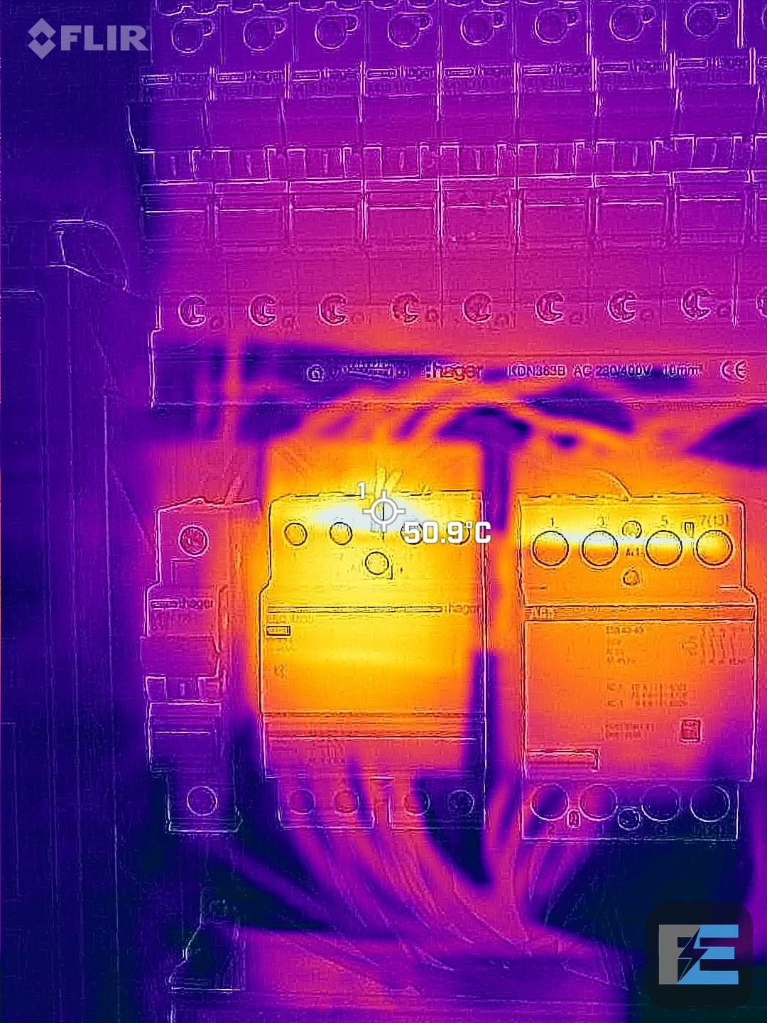 Thermografie Kontaktor